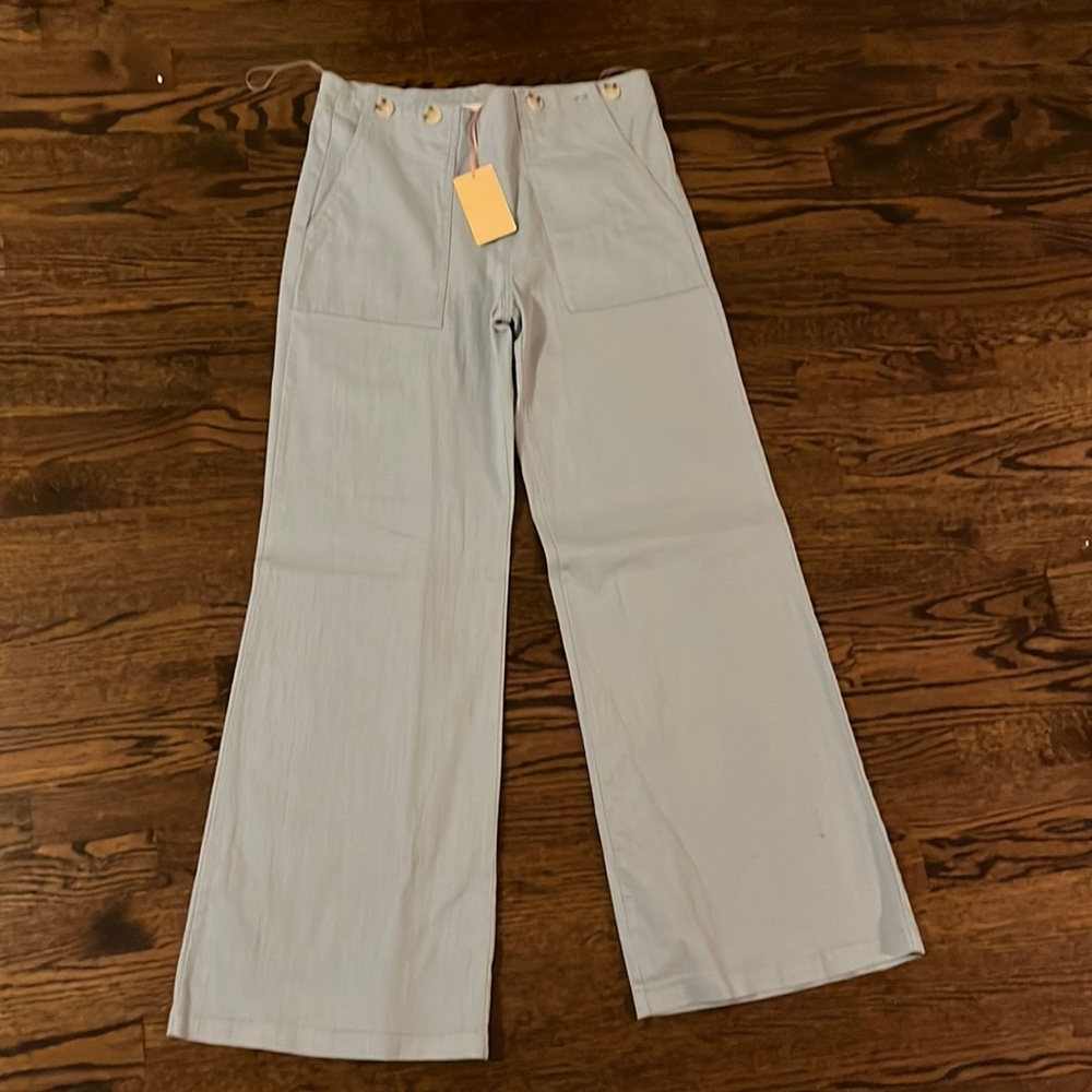 Entro light blue wide leg jeans